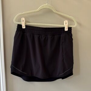 Lululemon Hotty Hot High-Rise Skirt Skort Black